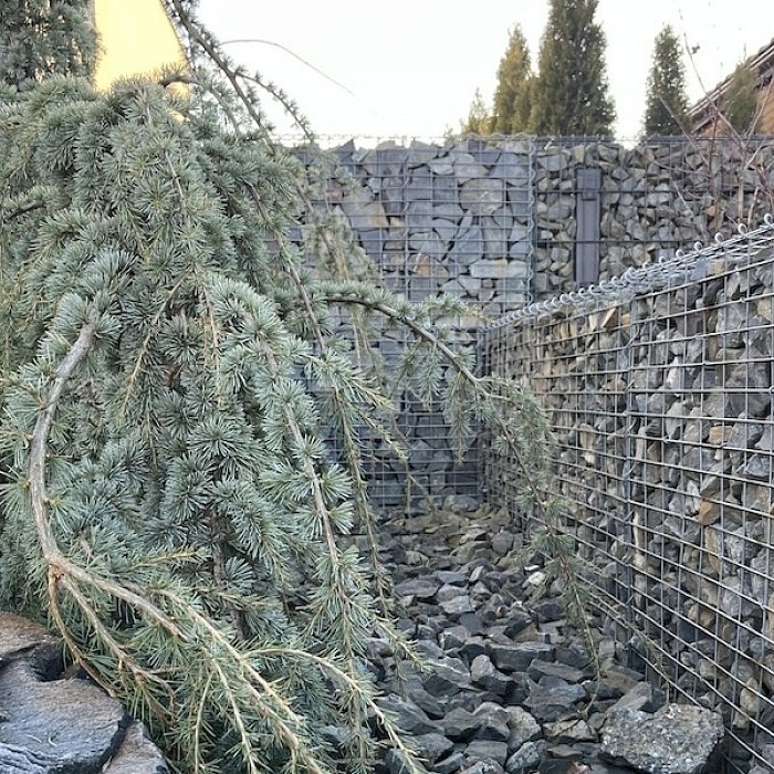 AKCE Gabionový koš 100x30x30 cm