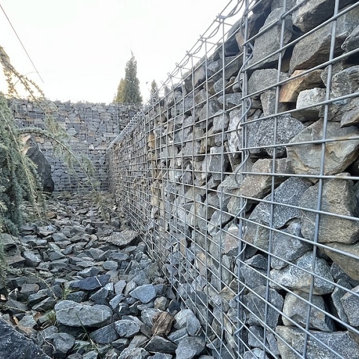 AKCE Gabionový koš 100x30x30 cm